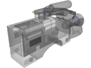 Camera 3D Model preview