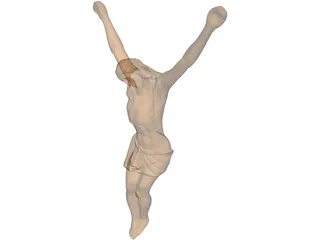 Christ Statue 3D Model preview