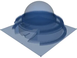 Cenotaph Issac Newton 3D Model preview