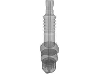 Spark Plug NGK 3D Model preview