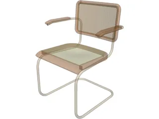 Chair Breuer 3D Model preview