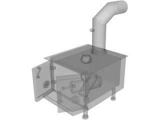 Stove 3D Model preview