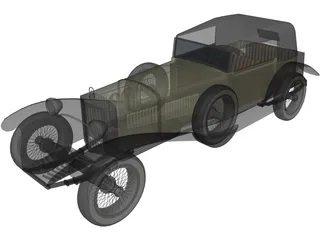 Mercedes-Benz (1928) 3D Model preview