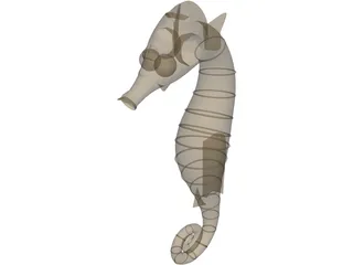 Seahorse 3D Model preview