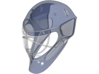 Hockey Goalie Mask 3D Model preview