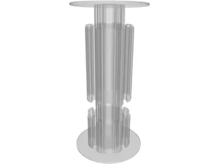 Octanorm M100 Connector 3D Model preview