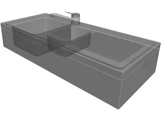 Kitchen Sink 3D Model preview