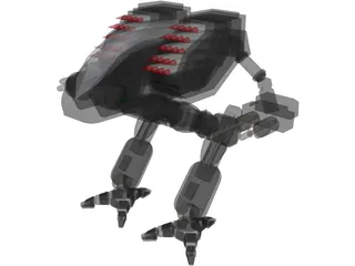 Mad Dog Battletech 3D Model preview