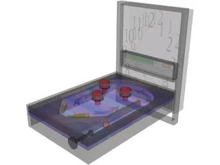 Pinball 3D Model preview