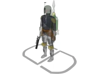 Star Wars Bobafett 3D Model preview