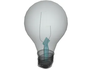 Light Bulb [+Interior] 3D Model preview