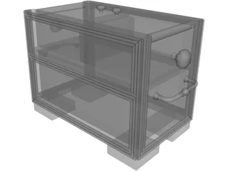 Asian Style Box 3D Model preview