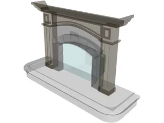 Fireplace 3D Model preview