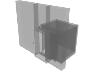 Elevator 3D Model preview