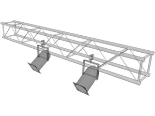 Stage Lights 3D Model preview