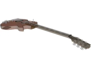 Guitar Electric Les Paul 3D Model preview