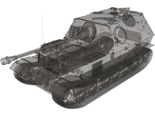 Ferdinand Elefant 3D Model preview