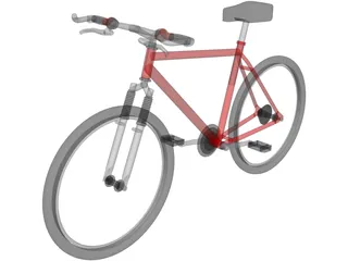 Bike Mountain Pacific 3D Model preview