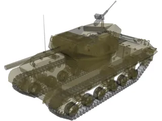 M-10 Wolverine 3D Model preview