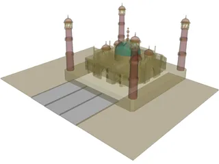 Taj Mahal 3D Model preview