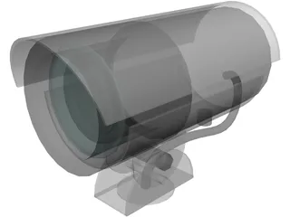 CCTV Camera 3D Model preview