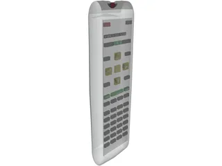 DVD Remote Control 3D Model preview