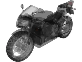 Honda CBR (2003) 3D Model preview