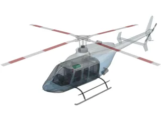 Bell 407 3D Model preview
