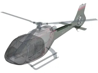 Eurocopter EC-130 3D Model preview