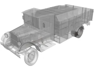 Lancia 3RO 3D Model preview