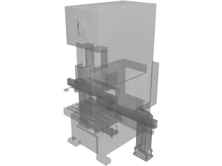 Press Machine 3D Model preview