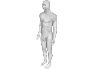 Man 3D Model preview