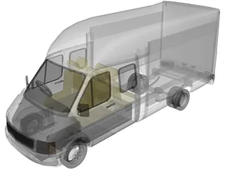 Volkswagen LT46 3D Model preview