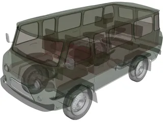 UAZ 3D Model preview