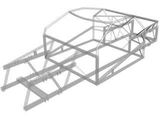 Frame Wisniewski One 1 V8 3D Model preview