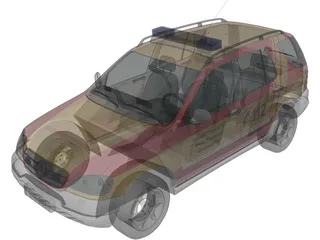 Mercedes-Benz ML 320 Feuer (1998) 3D Model preview