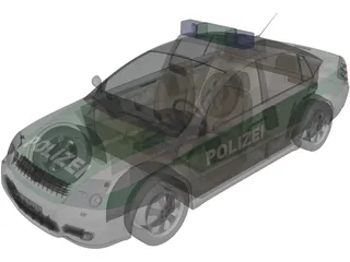 Opel Vectra Polizei (2004) 3D Model preview