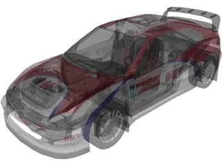 Citroen Xsara WRC 3D Model preview