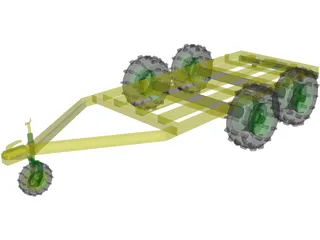 Trailer 3D Model preview