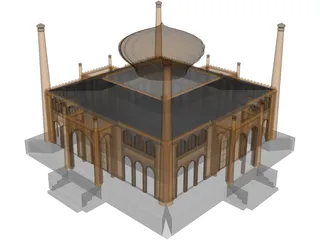 Taj Mahal 3D Model preview
