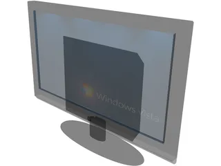 LCD TV Samsung 3D Model preview