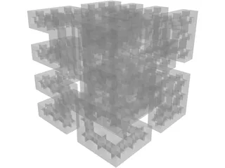 Hilbert Cube 3D Model preview