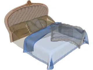 Bed 3D Model preview
