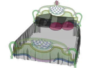 Bed 3D Model preview