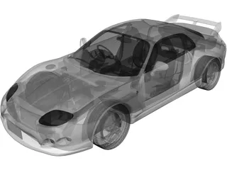 Mitsubishi FTO 3D Model preview