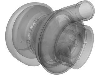Turbo T06 3D Model preview
