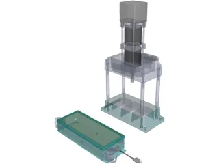 Press Machine 3D Model preview