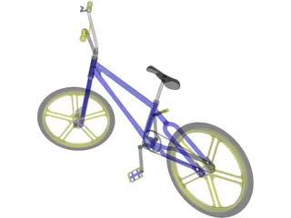 BMX Bike 3D Model preview
