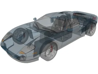 Ford GT40 (2009) 3D Model preview
