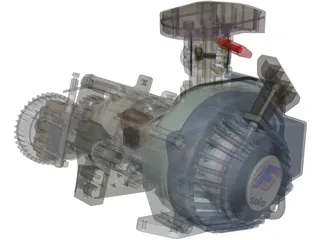 Modellsport Solo Engine 3D Model preview